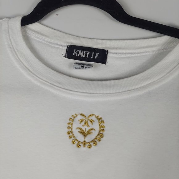 knit it White shirt size medium - Picture 3 of 10